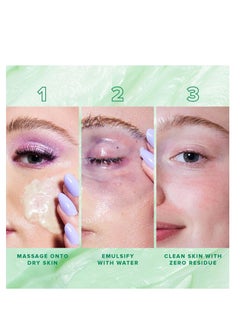 FARMACY Farmacy Natural Cleansing Balm - Green Clean Makeup Remover Balm - Effortlessly Removes Makeup & SPF - 100ml Makeup Cleansing Balm  - Image 4
