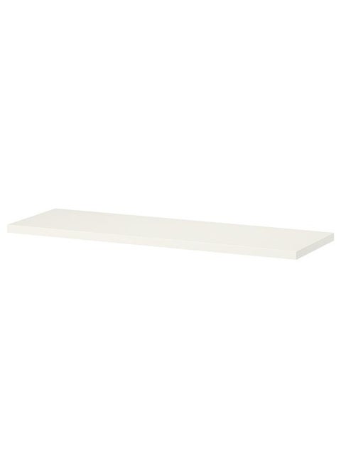 Shelf, white, 59x20 cm