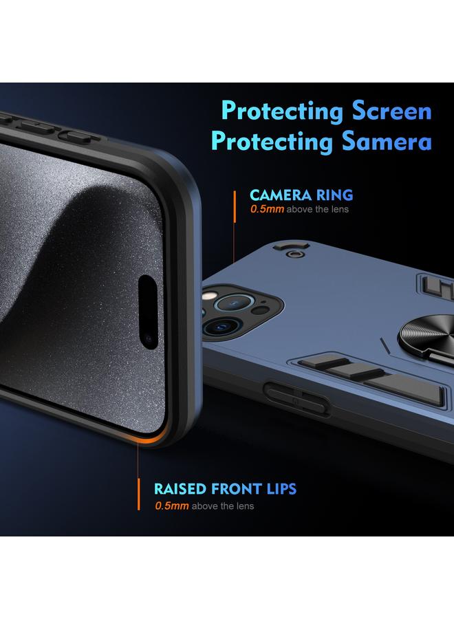 Zaboon Case For iPhone 12 Pro Shockproof Metal Ring Holder Phone Case - Image 3