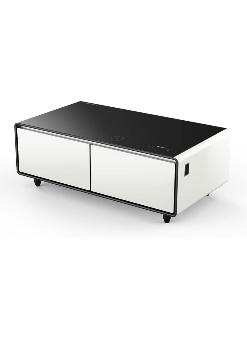 Generic - Smart Minibar Coffee Table with Built-in Wireless Charger, Fridge, Bluetooth Music System, and USB Charger - Modern and Multi-Functional - Image 1