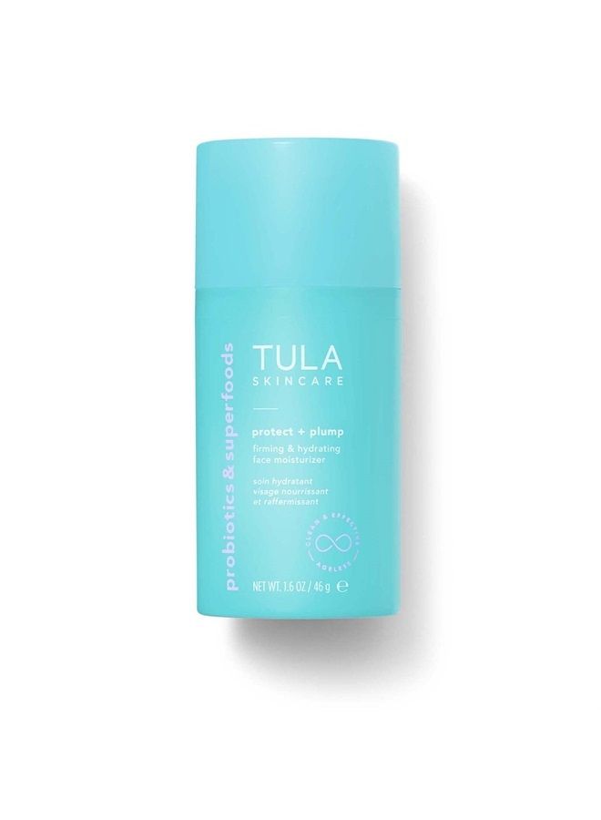 TULA Skin Care Protect + Plump Firming & Hydrating Face Moisturizer | Skincare-First, Daily Ageless Moisturizer, Minizimes the Look of Wrinkles & Fine Lines | 1.6 oz. - Image 1