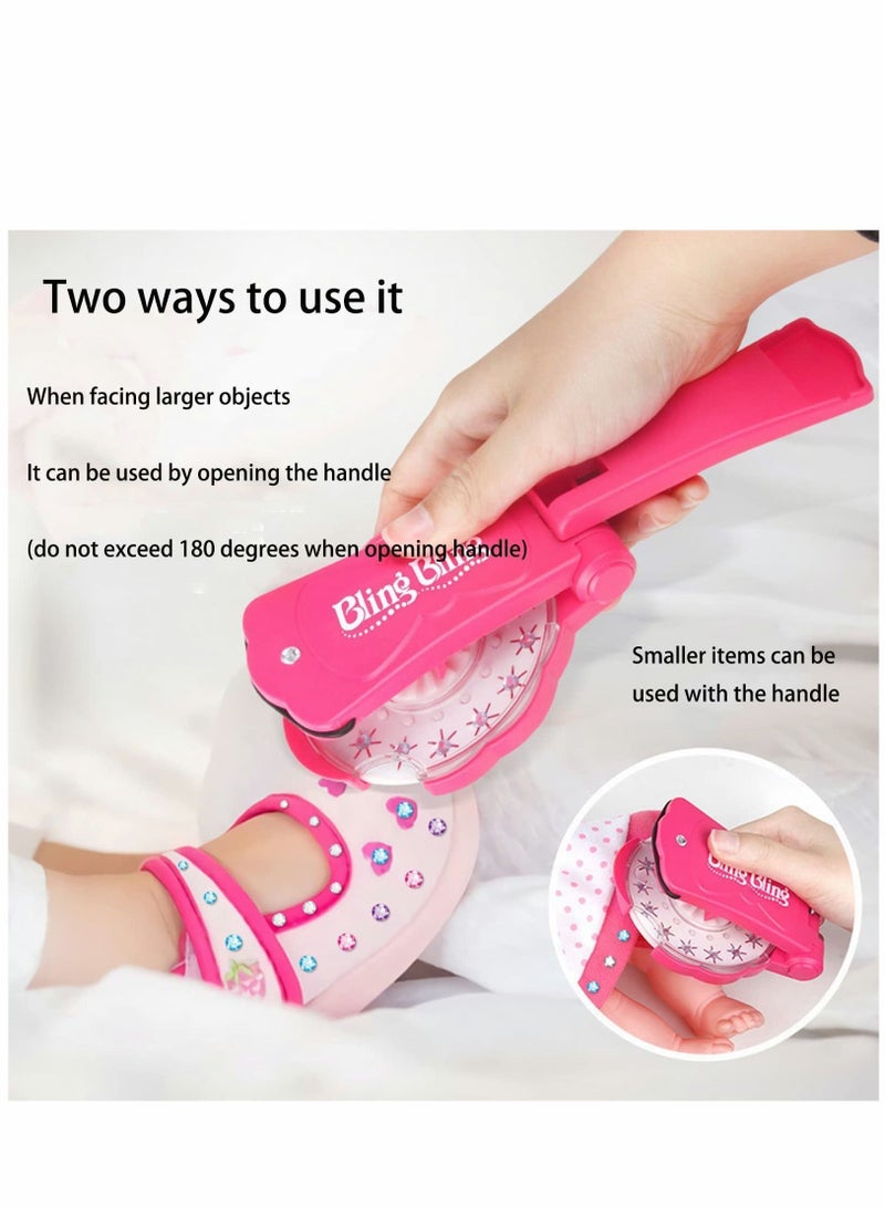 Y&D Blingbling Hair Gems, Ultimate, Radiance, Glam Collection, Comes with Styling Tool, 180 Gems 4 Colors, Refill Rhinestone Sticker Tool Kit Rhinestones, or Nail Jewels - Image 3