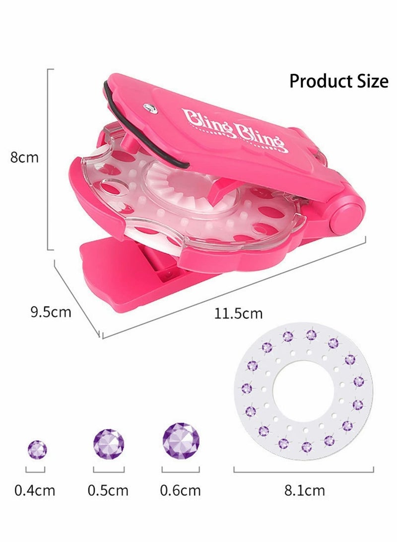 Y&D Blingbling Hair Gems, Ultimate, Radiance, Glam Collection, Comes with Styling Tool, 180 Gems 4 Colors, Refill Rhinestone Sticker Tool Kit Rhinestones, or Nail Jewels - Image 5