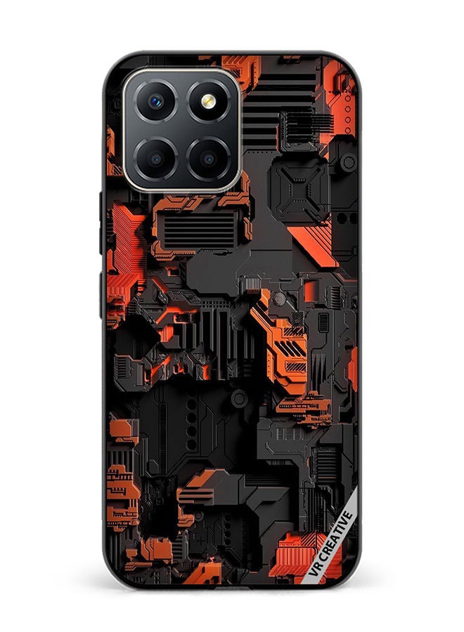 VR CREATIVE Protective Case Cover For Honor X6 Circuit Design Multicolour - Image 1