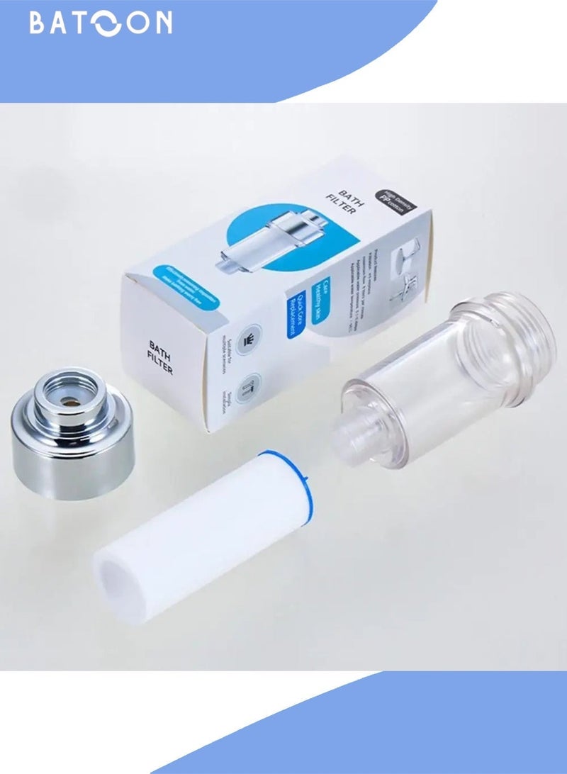 باتون فلتر دش لإزالة رواسب الكلور والفلور، يساعد على تقليل جفاف الجلد والشعر ومشاكل الجفاف والحكة، مناسب لرؤوس الدش والغسالات والدشات العلوية، سهل التركيب. - Image 5