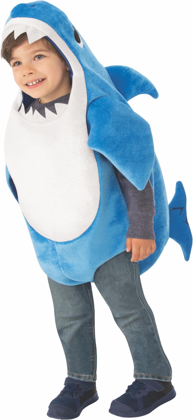 Baby Shark Daddy Shark Costume with Sound Chip for Toddlers by Rubies Boys Toddler