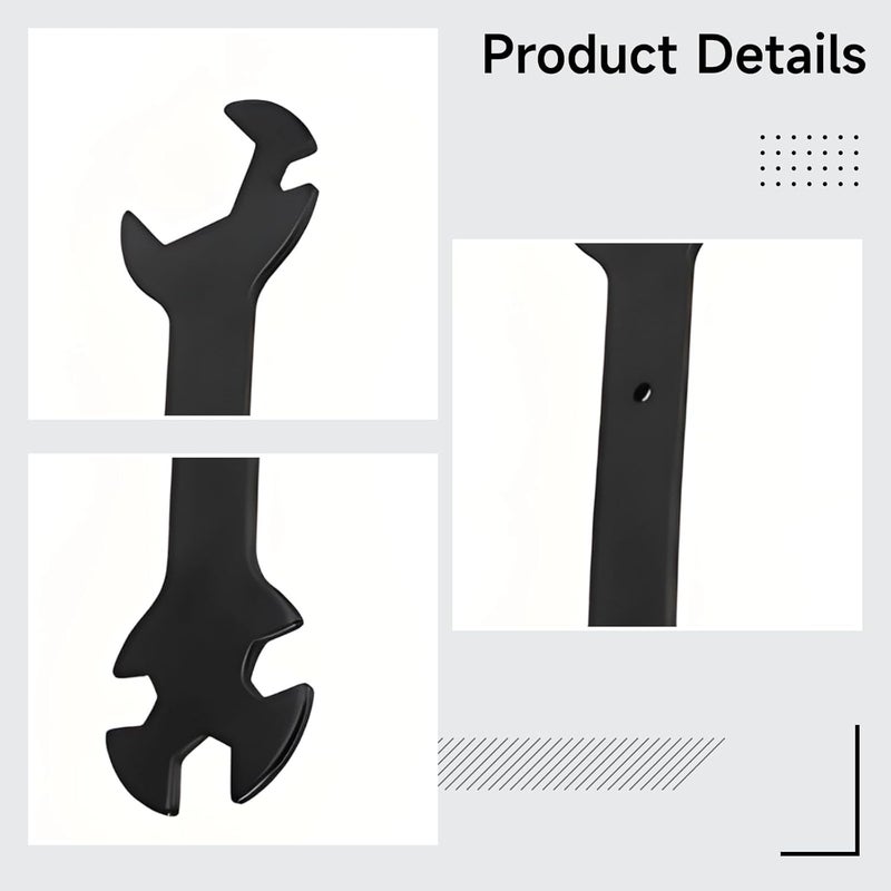 10 Pcs 3D Printer Wrench Set, Steel Made 5-in-1 Multi-Functional Flat Wrench, 6 Mm to 20 Mm, for Nozzles & Heating Blocks, Corrosion Resistant, Hollow Lightweight, Easy to Carry - Image 3