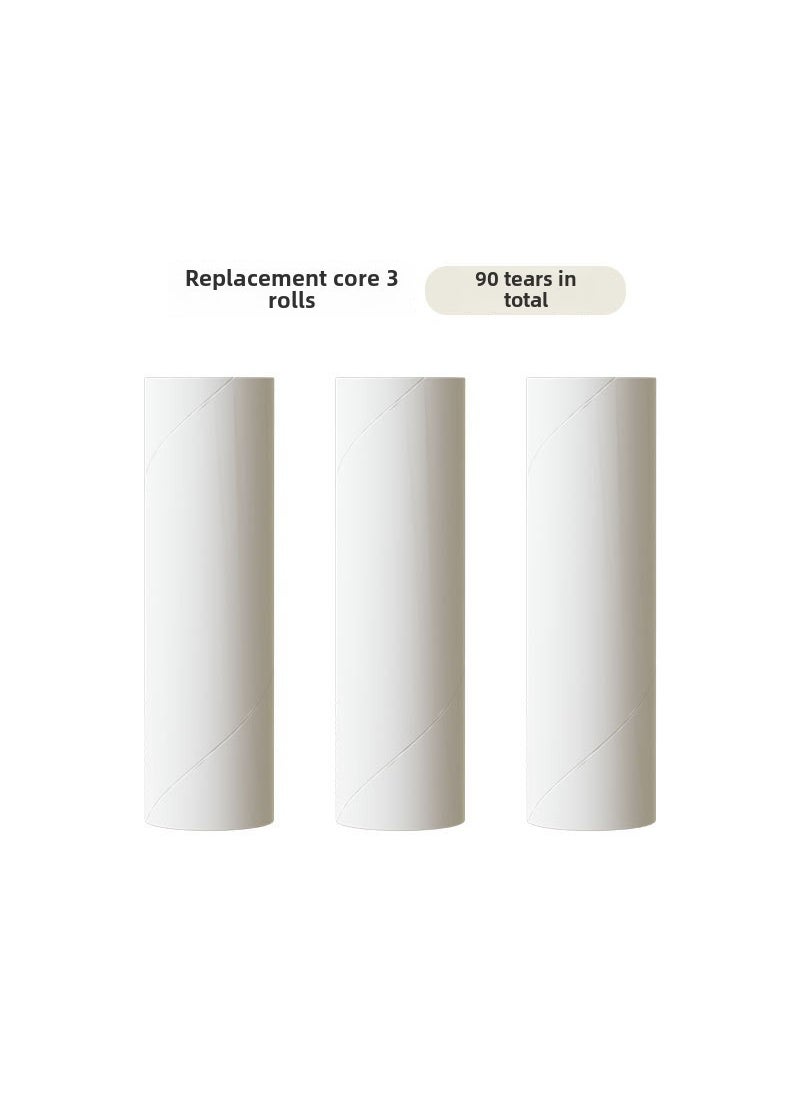 Generic Portable Pet Hair Remover with Refill Rollers Replacement paper 1 pack 3 rolls 