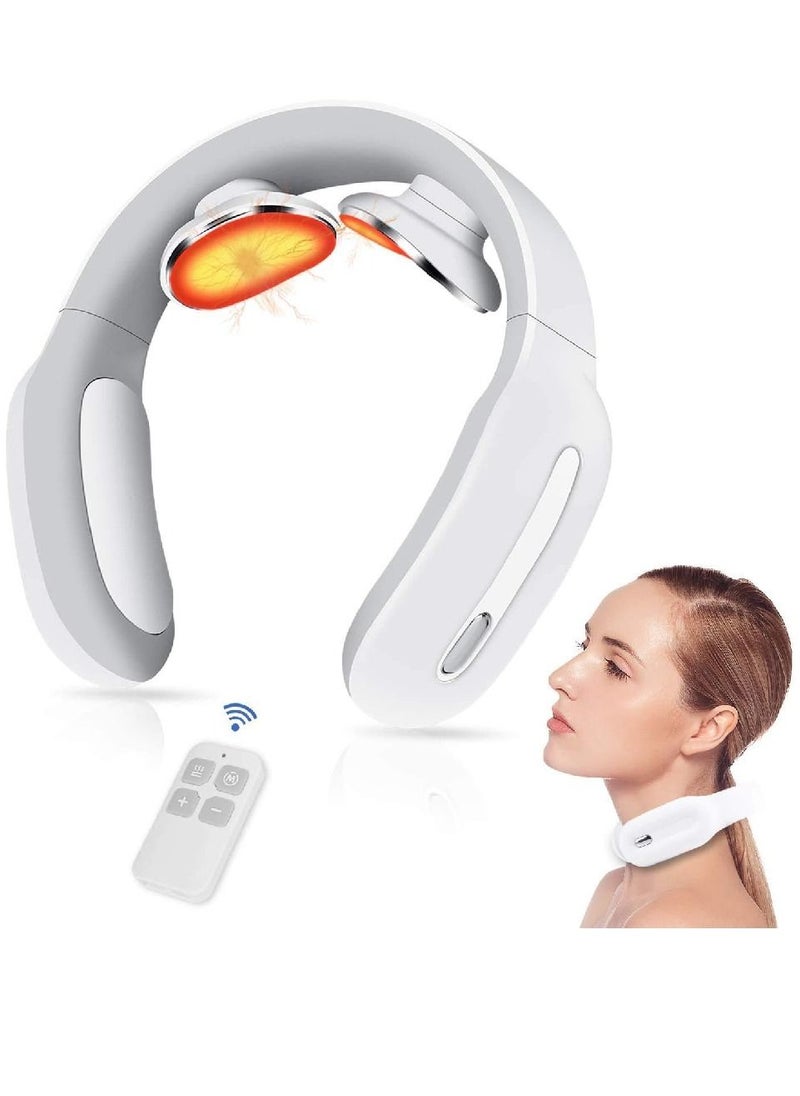 Arabest Intelligent Neck Massager With 3 Modes 15 Levels Remote Controller Portable Cordless Neck Massage Relax For Men Women  - Image 1