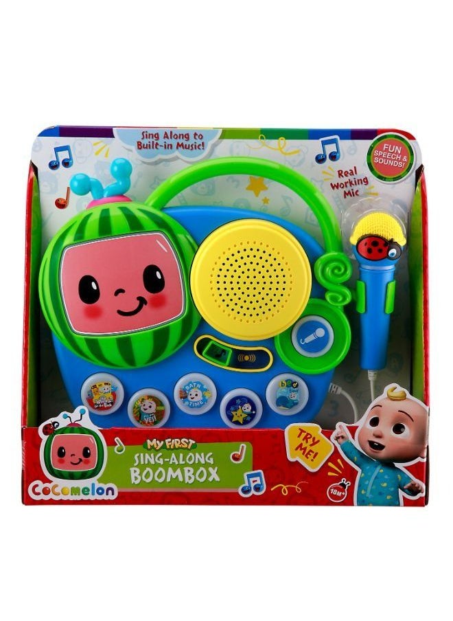 KIDdesigns - KIDdesigns CoCoMelon - My First Sing Along Boombox for Kids - Multicolour - Image 1