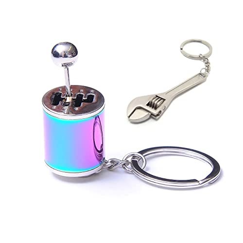 GT//Rotors GTRotors Six Speed Manual Gearbox Transmission Shift Keychain Includes Wrench Keychain Trinket - Image 1