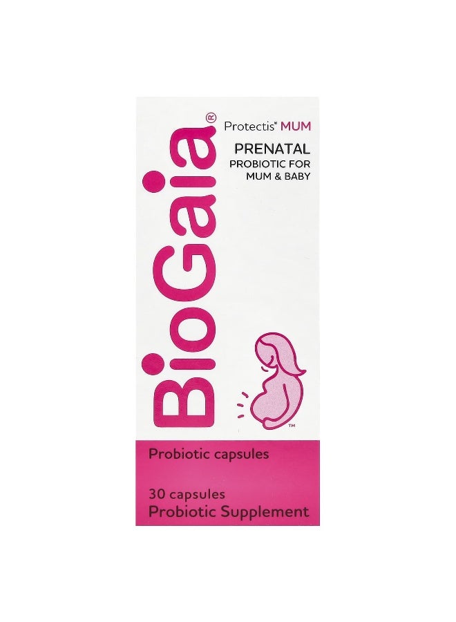 BioGaia BioGaia, Protectis MUM, Prenatal Probiotic, For Mum & Baby, 100 Million CFU, 30 Capsules  - Image 1