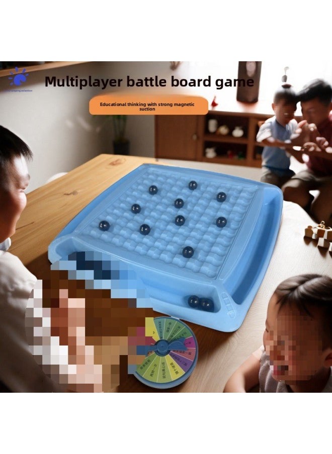 [Family Interactive Chessboard Magnetic Chess] Thunder Stepping Magnetic Sensor Magnet Battle Chess Logical Thinking And Concentration-Specification:Basic Version Of 20 Magnetic Beads, Latest Upgraded Hard Drive Magnet + Storage Bag + Lucky Disk  - Image 4