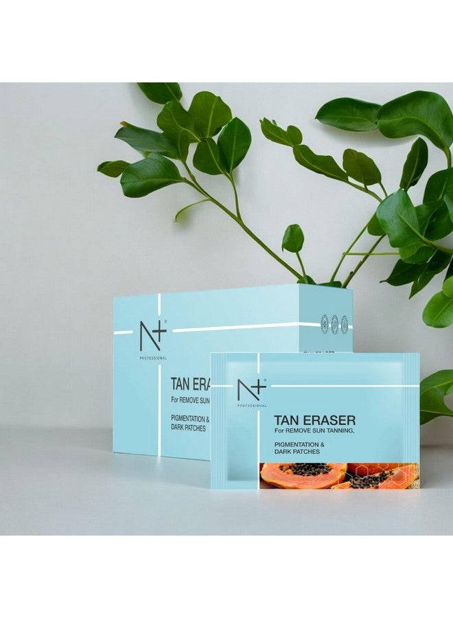N Plus Professional Tan Eraser Mask, For Remove Sun Tanning, Pigmentation & Dark Patches, Pack of 6 Pouch - Image 2