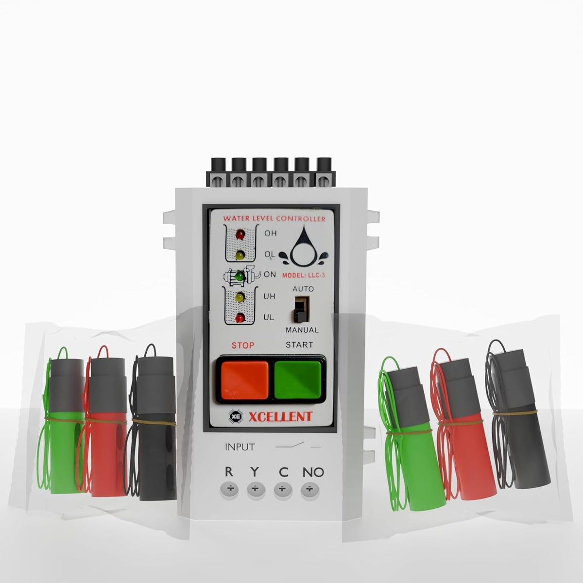 Microtail 3 PHASE Fully Automatic Water Level Controller with Dry Run ...