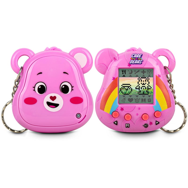 Care Bears Digital Pet Cheer Bear Nano Pet with Care Features 14 Inch Screen Handheld Interactive Virtual Pets for Kids Collectible Electronic Toy Battery Included - Image 3