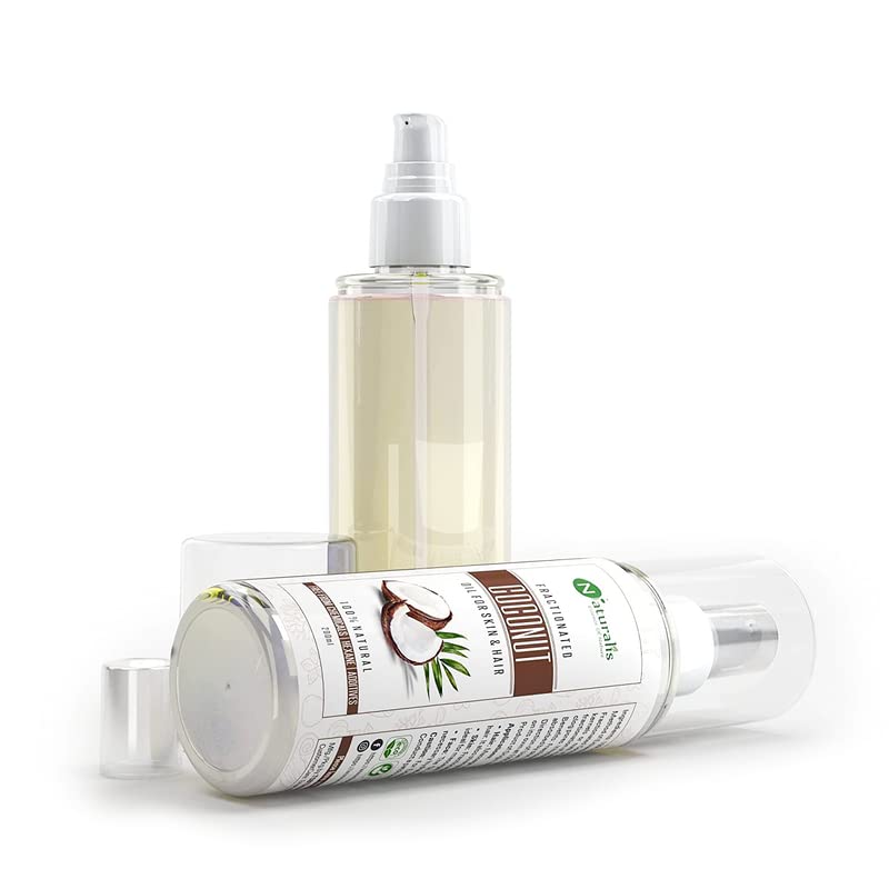 Naturalis Fractionated Coconut Skin & HairOil | 200ml | Therapeutic & Odorless Coconut MCT Oil | Coconut Oil for Hair & Skin Moisturization | Blends with Essential Oils - Image 4