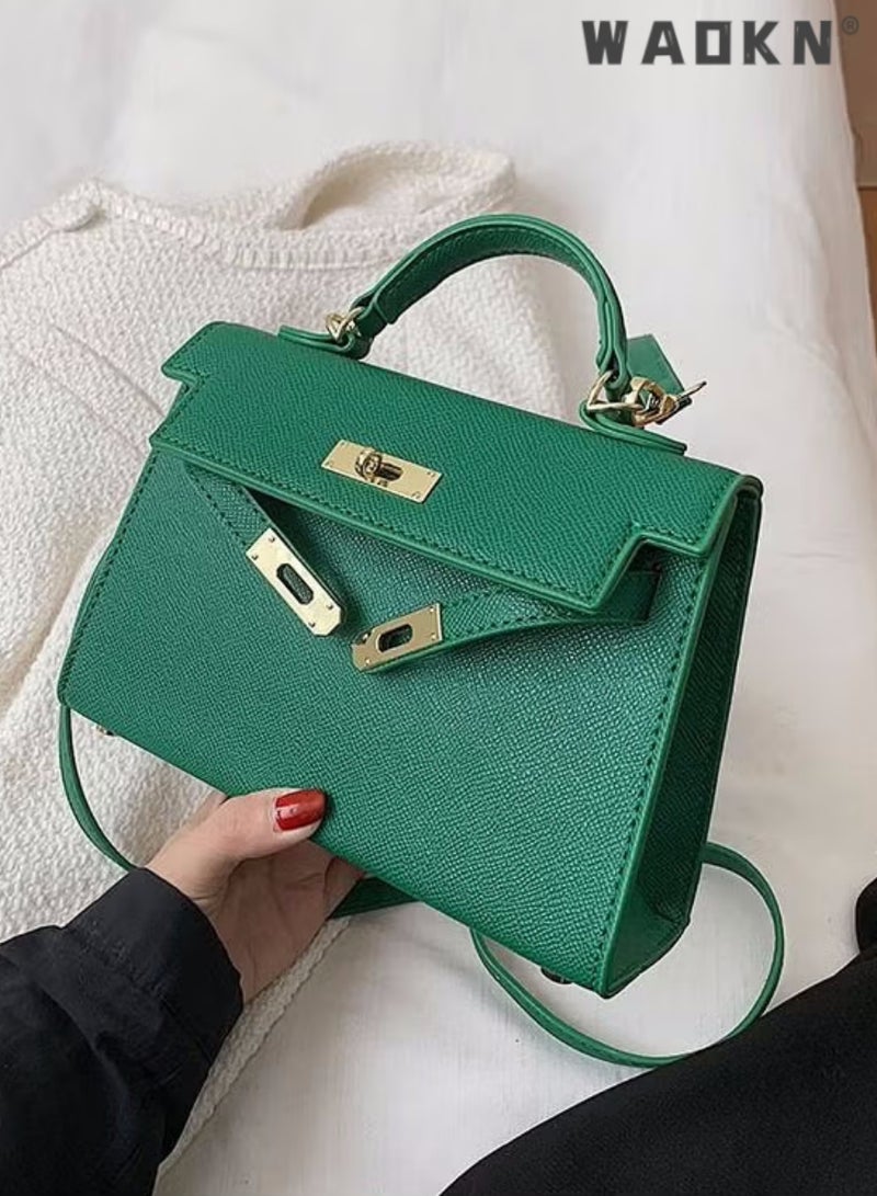WAOKN Retro Handle Satchel with Detachable Strap for Women Casual Shoulder Kelly Bag,Fashion Elegant Exquisite Multi-pocket Charm High-Quality Fabric Large Capacity Handbag for Women/Mother/Girl Friend Gift - Image 2