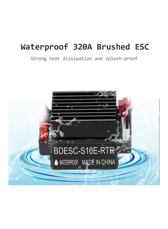 NIBEMINENT 320A ESC Brushed Forward Reverse Electric Speed Controller 10.5 x 3.5 7.5cm - Image 4