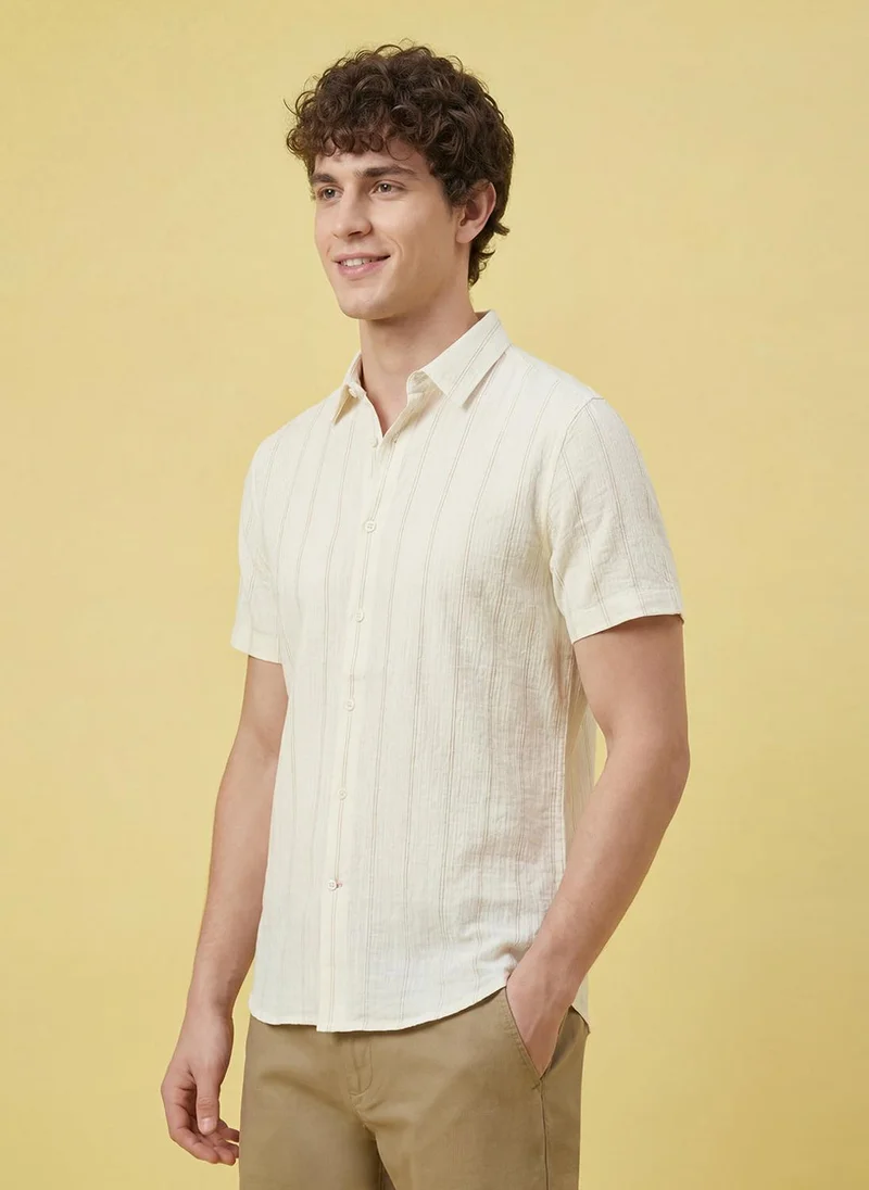 بيينغ هيومان Men Regular/Classic Fit Shirt