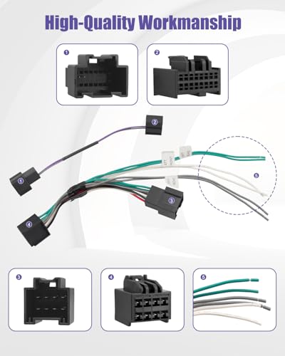 Quaneguzy Defeat Harness 6G-BZT/ANC Adapter Kit Fit for Silverado Sierra Camaro Colorado Corvette with Bose System – Amplifier Subwoofer T-Harness & ANC Defeat Kit Add Amplifier Adapter - Image 4