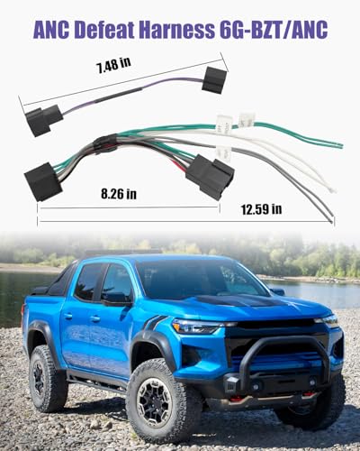 Quaneguzy Defeat Harness 6G-BZT/ANC Adapter Kit Fit for Silverado Sierra Camaro Colorado Corvette with Bose System – Amplifier Subwoofer T-Harness & ANC Defeat Kit Add Amplifier Adapter - Image 5