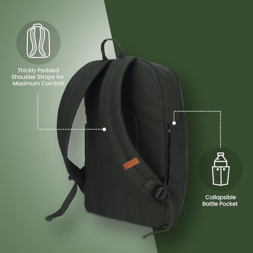 Protecta Strong Buzz 28 Liters Laptop Backpack for Laptops With Screen Size up to 15.6 Inches and 16" MacBoooks - Olive - Image 4
