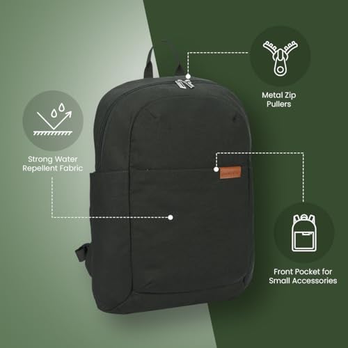 Protecta Strong Buzz 28 Liters Laptop Backpack for Laptops With Screen Size up to 15.6 Inches and 16" MacBoooks - Olive - Image 3