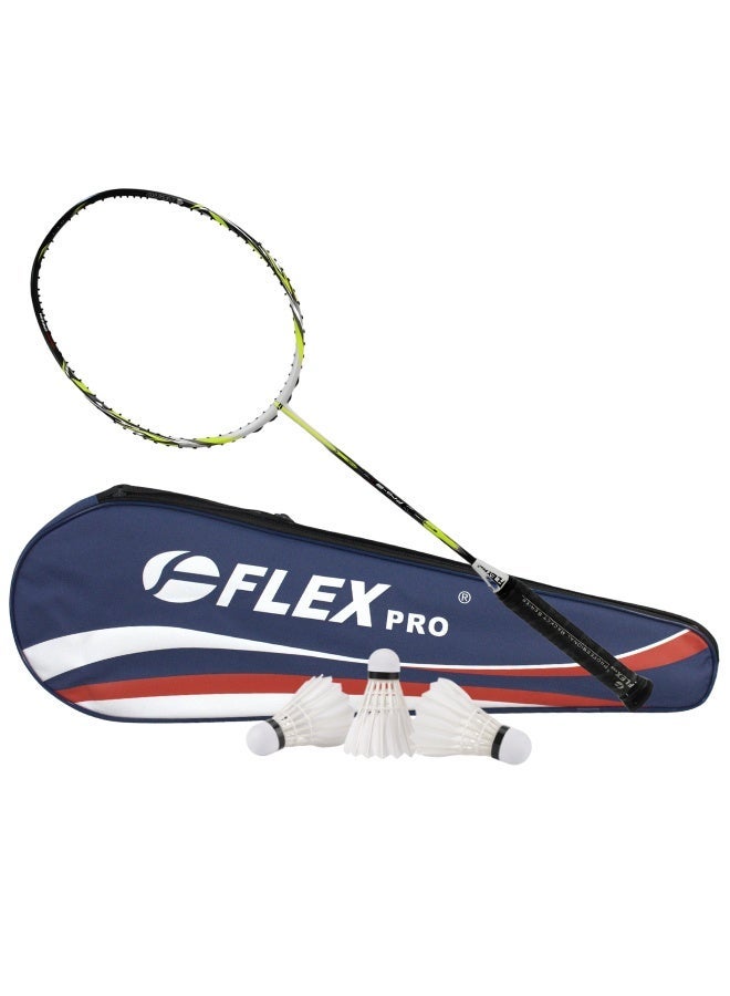 FLEX PRO PRO 8 | X-Chain Four-Dimensional Focus Series | 1 Racquet and  1 Bag - Image 1