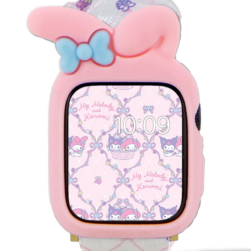 Sonix x Sanrio Apple Watch Cover | Bumper Case for Apple Watch | Protective Silicone Cover | Fits 38mm/40mm/41mm | My Melody - Pink - Image 1