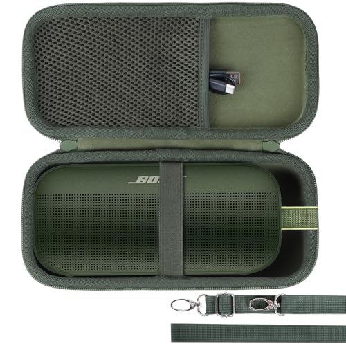 Lebakort Hard Case Compatible with Bose SoundLink Flex 2nd Gen/Bose SoundLink Flex Portable Speaker, Cypress Green Case - Image 1