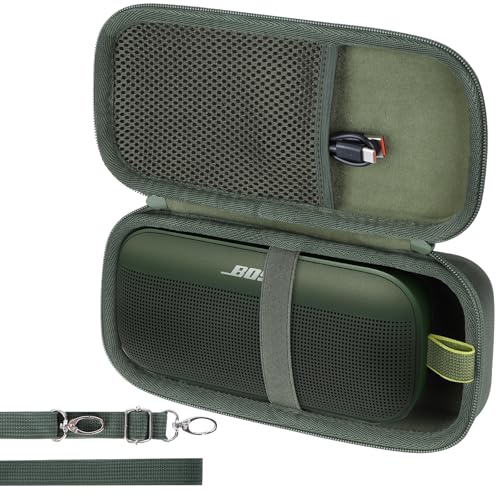 Lebakort Hard Case Compatible with Bose SoundLink Flex 2nd Gen/Bose SoundLink Flex Portable Speaker, Cypress Green Case - Image 2