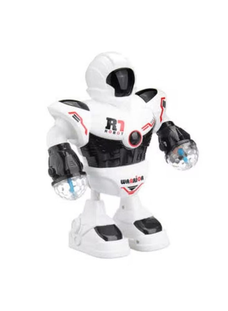Dancing Robot Toy for Kids, Flashing Lights, 360° Body Spinning, Toddlers Bosys Girls Fun Toy Figure - Image 1