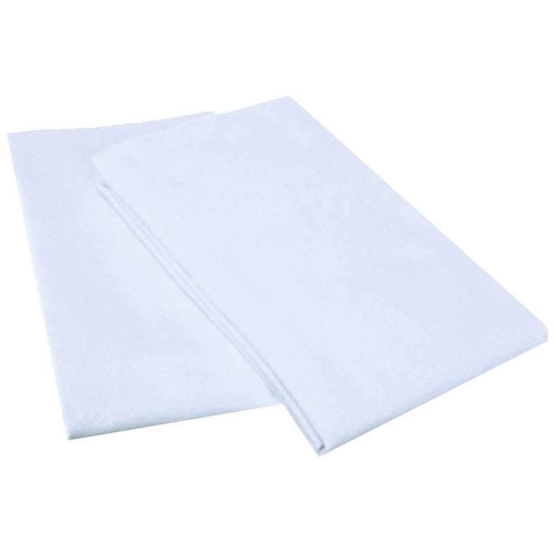 AUCOCU Stretch Jersey Pillow Cases with Invisible Zipper, Universal Size fit All King, Queen and Standard Size Pillows, Modal Rayon Spandex 180 Gram, Soft Than Cotton, Pack of 2, White - Image 4