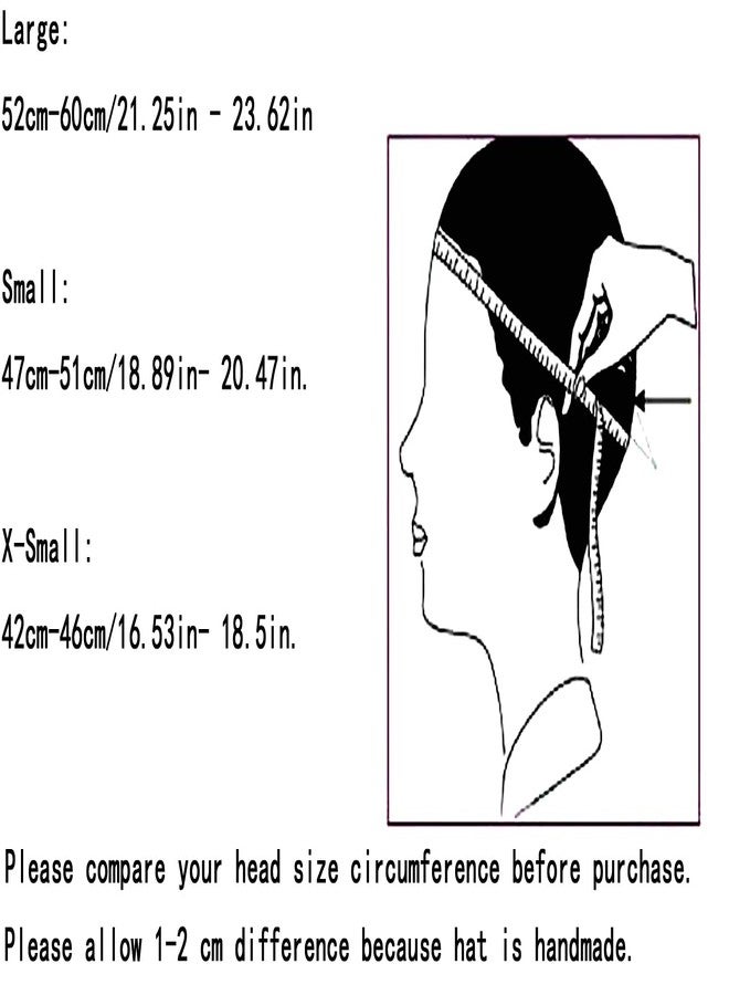 BIBITIME Knitted Pigtail Wig Beanie Handmade Women Girl's Braid Hat Bowknot Cap (X-Small, Red) - Image 2