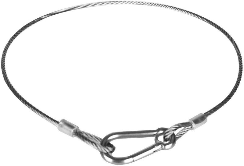 MOUNTAIN_ARK 20 Pack Safety Security Cable, 25.5" Stainless Steel Wire Ropes for DJ Stage Light, Buckle & Looped End, Load 110 lb - Image 4