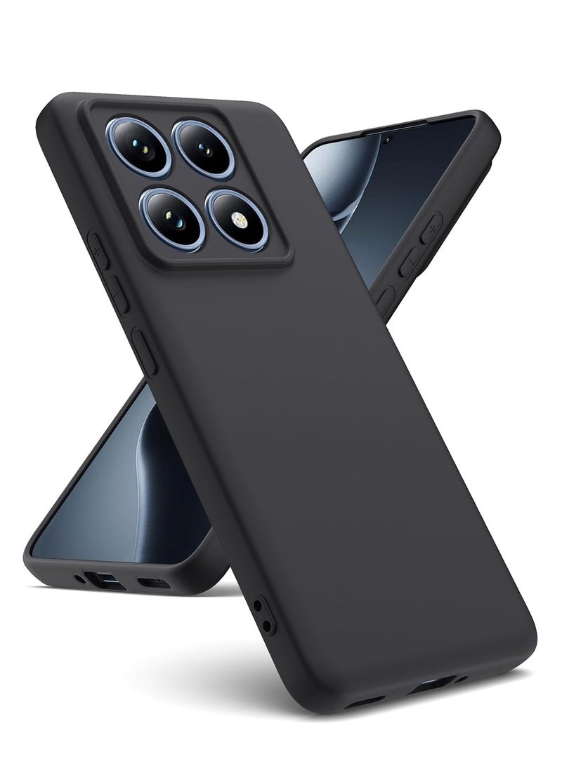 BORTONY Xiaomi 14T Pro 5G Case Cover Liquid Silicone Microfiber Interior Soft TPU Rubber Protective Case Shockproof Phone Back Cover Xiaomi 14T Pro Case - Image 1