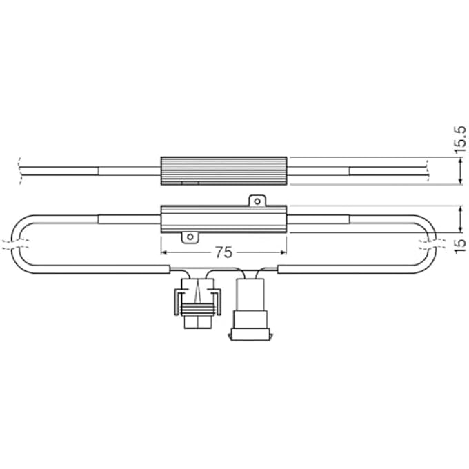 أوسرام وحدة التحكم Canbus من Ledriving Ledcbctrl103 50W Eu لتجنب رسائل الخطأ في لوحة الكمبيوتر عند استخدام مصابيح الضباب LED صندوق كرتوني قابل للطي مع وحدتي تحكم - Image 5