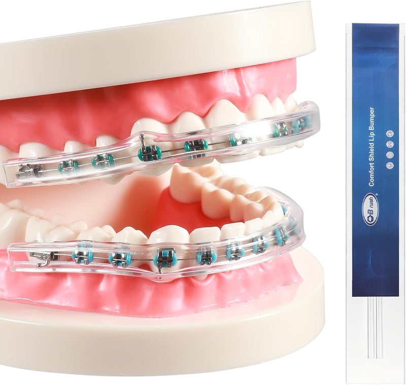 B Rush® Comfort Cover for Braces - Orthodontic Lip Bumper and Mouth Guard - Image 1