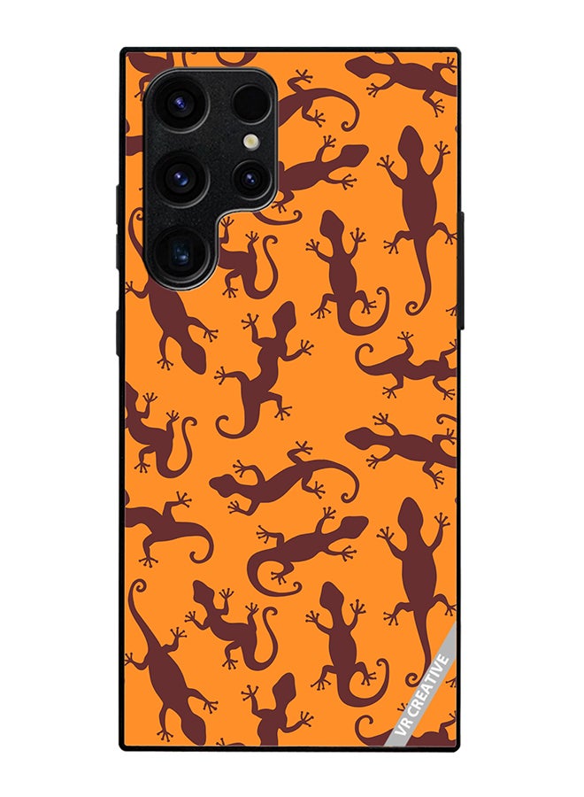 Protective Case Cover For Samsung Galaxy S25 Ultra Gecko Animal Design Multicolour