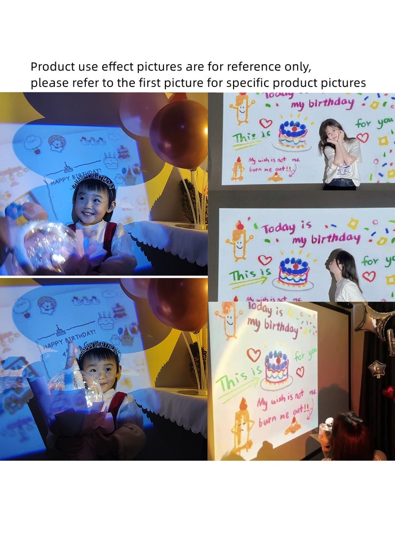 Birthday Party Projector Lamp Birthday Atmosphere Light Decoration  - Image 2