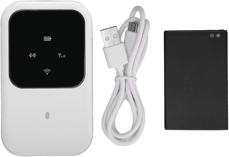 klarako 4G WiFi Router, Plug in Card Slim Portable 4G WiFi Router, Multifunction H80 Mobile WiFi Hotspot Router, Computer Routers with LED Display for Car Travel Outdoor - Image 5