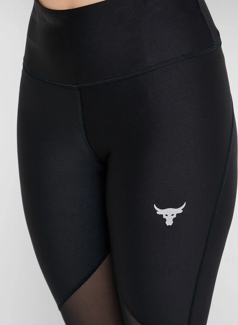 UNDER ARMOUR The Rock HeatGear Armour Mesh Leggings
