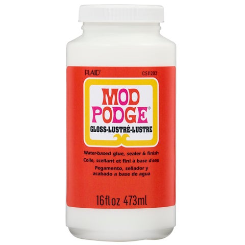 Mod Podge Gloss Sealer Glue  Finish AllinOne Craft Solution Quick Dry Easy Clean for Wood Paper Fabric  More NonToxic  Craft with Confidence Made in USA 16 oz Pack of 1