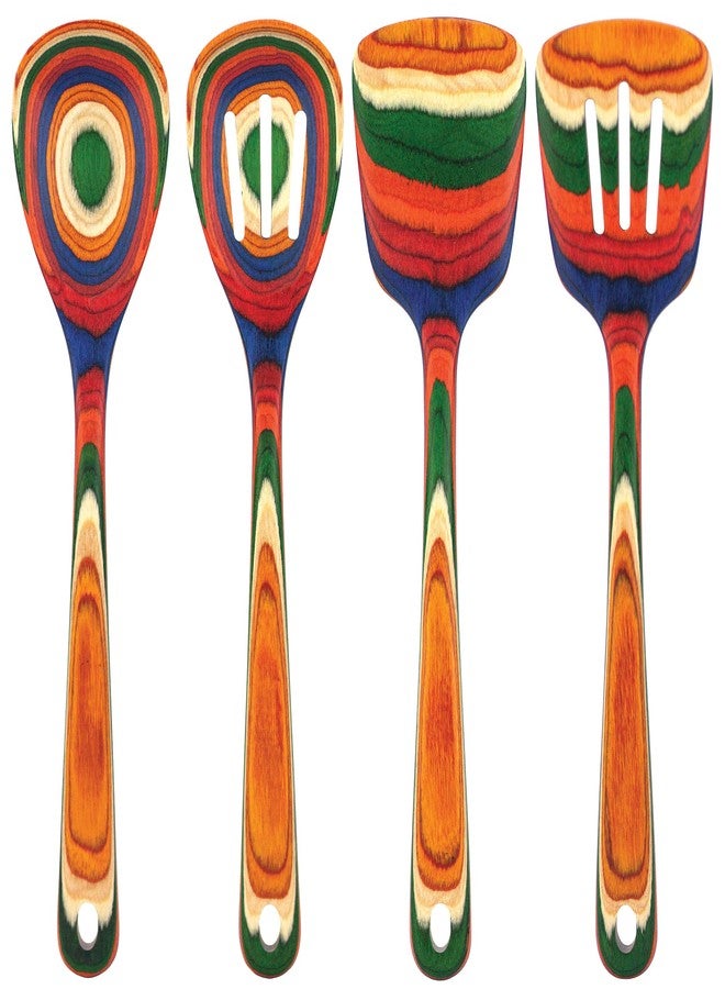 Totally Bamboo Baltique Marrakesh Collection 4 Piece Cooking Utensil Set, Safe for Nonstick - Image 1