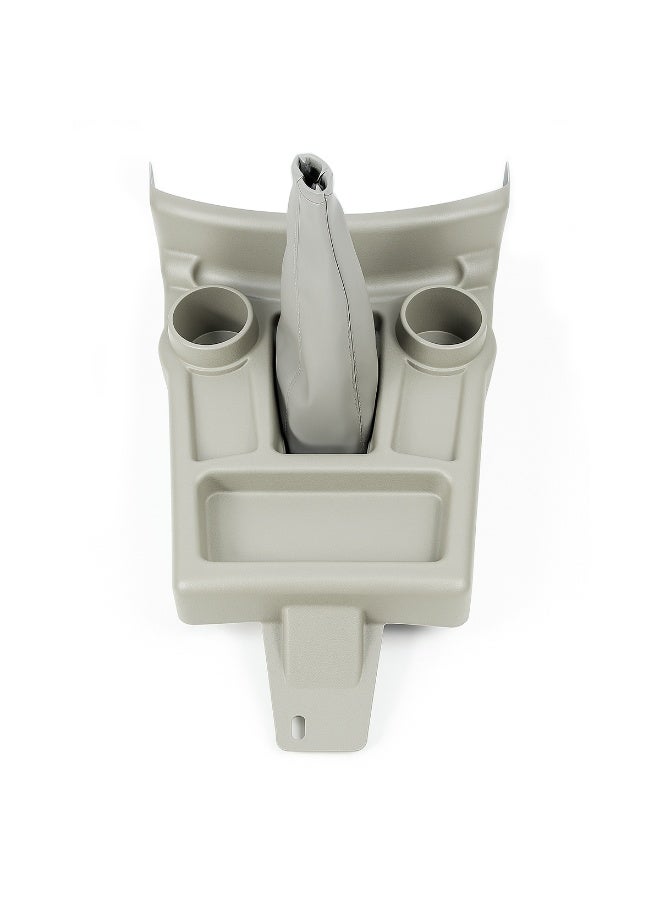 Center Console Box Tray Grey for Toyota Hilux 2015 2016 | Console Organizer with Dual Cup Holder & Storage Compartment - Image 1