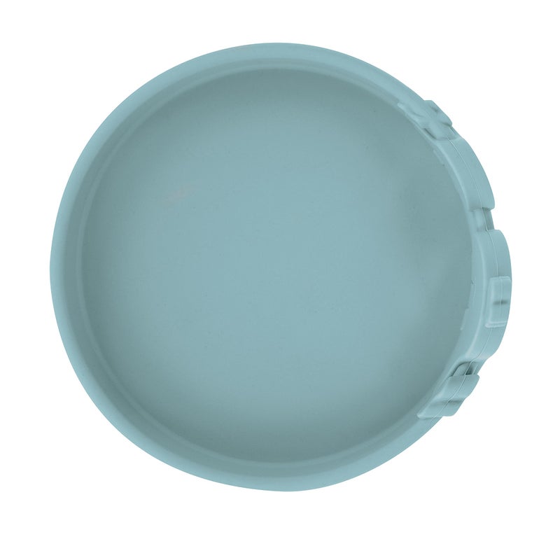 Nuby Animal Friend Silicone Round Plate - Toddler Plate - 6+ Months - Blue Whale Plate - Image 3