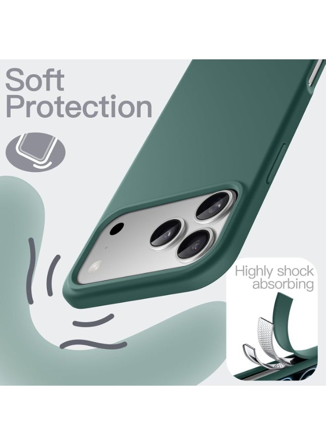 iPhone 17 Pro Max Case Liquid Silicone Shockproof Anti-Scratch Cover For iPhone 17 Pro Max with Microfiber Lining Protective Phone For iPhone 17 Pro Max - Image 5