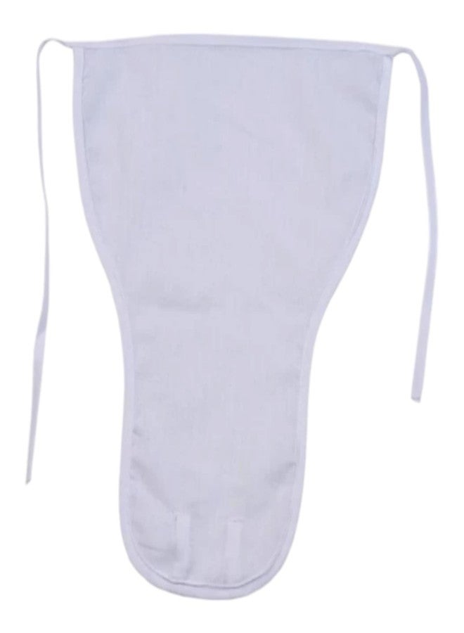 Tinnie Frenzy Cotton Jabla's Baby Nappies and Muslin Cloths, Pack of 6 and 12, 0-6 Months, White (white cotton jabla and u shape nappy, 6) - Image 5
