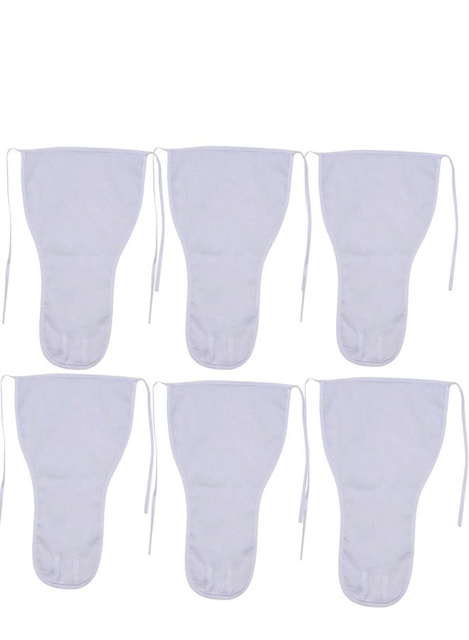 Tinnie Frenzy Cotton Jabla's Baby Nappies and Muslin Cloths, Pack of 6 and 12, 0-6 Months, White (white cotton jabla and u shape nappy, 6) - Image 4
